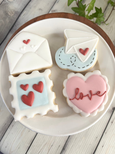 Valentine Sleeve of Mini Cookies (sets of 4)