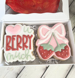 Love You Berry Much Gift Box of Cookies (sets of 2)