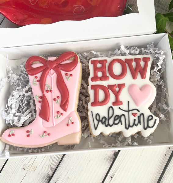 Howdy Gift Box of Cookies (sets of 2)